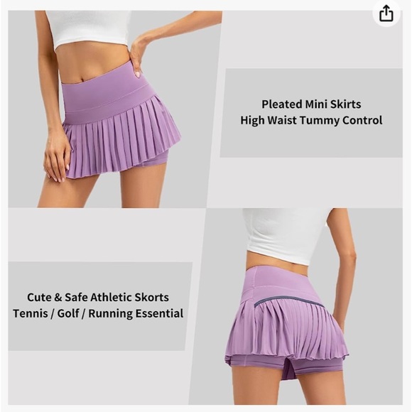 Tennis skirt with built in shorts; size XL( fits more like a medium/large);NWOT - Picture 5 of 11